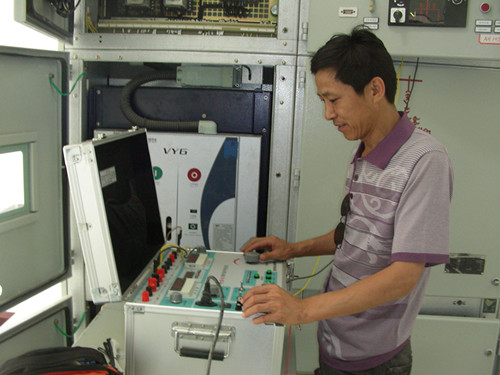 華英電力產品在緬甸達貢山項目提供現場技術支持